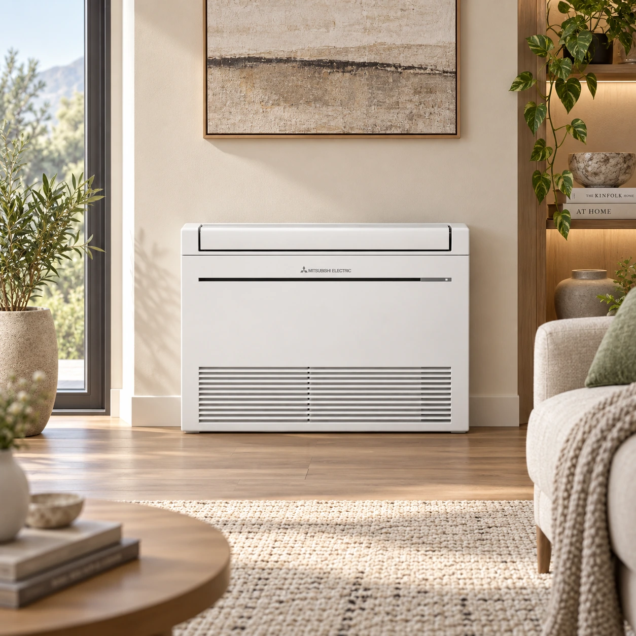 Mitsubishi Electric MFZ-KT RapidHeat в модерен интериор